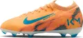 Бутсы детские Nike JR MERCURIAL ZOOM VAPOR 16 PRO "KYLIAN MBAPPE" FG оранжево-темно-бирюзовые HF5450-801