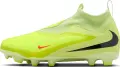 Бутси дитячі Nike JR PHANTOM 6 HIGH ACADEMY FG/MG лаймові HQ2042-800