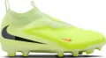 Бутсы детские Nike JR PHANTOM 6 HIGH ACADEMY FG/MG лаймовые HQ2042-800