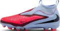 Бутси дитячі Nike JR PHANTOM 6 HIGH ACADEMY FG/MG світло-синьо-червоні HQ2042-400