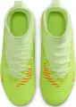 Бутсы детские Nike JR PHANTOM 6 HIGH CLUB FG/MG лаймовые HQ2022-800