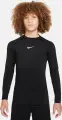 Лонгслив подростковый Nike PRO DRI-FIT черный FJ6822-010