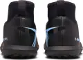 Сороконожки (шиповки) детские Nike JR MERCURIAL SUPERFLY 10 CLUB TF черно-голубые FQ8313-003