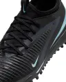 Сороконіжки (шиповки) дитячі Nike JR PHANTOM 6 LOW ACADEMY TF чорно-блакитні HQ2038-003