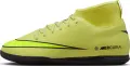 Футзалки (бампы) детские Nike JR MERCURIAL SUPERFLY 10 CLUB IC лаймовые FQ8320-300