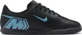 Футзалки (бампи) дитячі Nike JR MERCURIAL VAPOR 16 CLUB IC чорно-блакитні FQ8289-001
