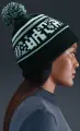 Шапка Nike PEAK BEANIE OUTDOOR чорно-м'ятна HQ0355-010