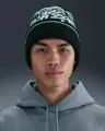 Шапка Nike PEAK BEANIE OUTDOOR чорно-м'ятна HQ0355-010
