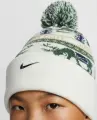 Шапка підліткова Nike PEAK STANDARD CUFF BEANIE молочно-зелено-синя HV7025-133