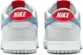 Кроссовки Nike DUNK LOW серебряно-голубо-красные HF0391-001