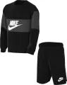 Спортивний костюм підлітковий Nike SPORTSWEAR FRENCH TERRY чорно-сірий DO6789-010
