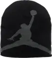 Шапка Nike JORDAN BROOKLYN PEAK BEANIE чорно-сіра II2413-010
