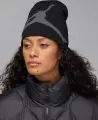 Шапка Nike JORDAN BROOKLYN PEAK BEANIE чорно-сіра II2413-010