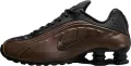 Кросівки жіночі Nike SHOX R4 коричнево-чорні AR3565-007
