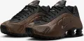 Кросівки жіночі Nike SHOX R4 коричнево-чорні AR3565-007