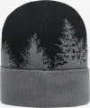 Шапка Nike JORDAN PEAK BEANIE сіро-чорна HV1077-068