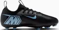 Бутсы детские Nike JR MERCURIAL ZOOM VAPOR 16 ACADEMY FG/MG черно-голубые FQ8392-001