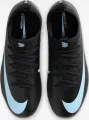 Бутсы детские Nike JR MERCURIAL ZOOM VAPOR 16 ACADEMY FG/MG черно-голубые FQ8392-001