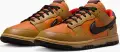 Кроссовки Nike DUNK LOW GORE-TEX коричнево-оранжево-черные HQ2053-700