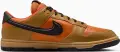 Кроссовки Nike DUNK LOW GORE-TEX коричнево-оранжево-черные HQ2053-700