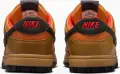 Кроссовки Nike DUNK LOW GORE-TEX коричнево-оранжево-черные HQ2053-700