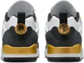 Кросівки Nike JORDAN SPIZIKE LOW біло-чорно-золоті FQ1759-108