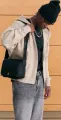 Сумка через плечо Nike JORDAN MONOGRAM BAG черно-золотая MA9085-K5X