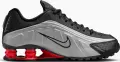 Кросівки жіночі Nike SHOX R4 чорно-сріблясто-червоні AR3565-011