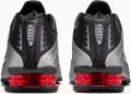 Кросівки жіночі Nike SHOX R4 чорно-сріблясто-червоні AR3565-011