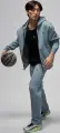 Спортивные штаны Nike JORDAN SPORT HOOP FLEECE DRI-FIT PANTS дымчато-голубые FV8604-041
