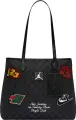 Сумка через плечо Nike JORDAN MONOGRAM TOTE BAG 17L черная MM9158-023