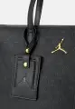 Сумка через плечо Nike JORDAN MONOGRAM TOTE BAG 17L черно-золотая MM0990-K5X
