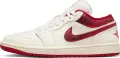 Кросівки жіночі Nike AIR JORDAN 1 LOW SE біло-червоні HJ9338-106