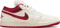 Кросівки жіночі Nike AIR JORDAN 1 LOW SE біло-червоні HJ9338-106