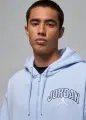 Толстовка Nike JORDAN BROOKLYN FLEECE OVERSIZED голубая IB7908-407