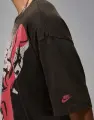 Футболка Nike JORDAN OVERSIZED REISSUE чорно-червоно-сіра HQ8982-010