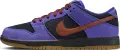 Кросівки Nike SB DUNK LOW PRO фіолетово-чорно-коричневі HQ1625-500