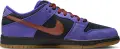 Кросівки Nike SB DUNK LOW PRO фіолетово-чорно-коричневі HQ1625-500