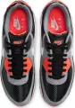 Кроссовки Nike AIR MAX 90 PREMIUM черно-серо-оранжевые HM9432-001
