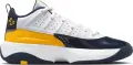 Кроссовки Nike JORDAN MAX AURA 7 бело-темно-сине-желтые HQ2091-102