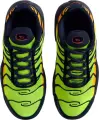 Кроссовки детские Nike AIR MAX PLUS (PS) салатово-оранжево-темно-синие FZ0023-700