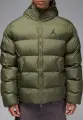 Пуховик Nike JORDAN BROOKLYN THERMA-FIT PUFFER оливковый HV0532-222