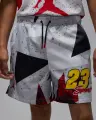 Шорты Nike JORDAN ESSENTIALS 5" POOLSIDE серо-черно-красно-желтые IB8818-011