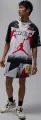 Шорты Nike JORDAN ESSENTIALS 5" POOLSIDE серо-черно-красно-желтые IB8818-011