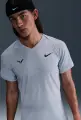 Футболка для тенісу Nike RAFA DRI-FIT ADV світло-сіра FD5409-058