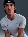 Футболка для тенісу Nike RAFA DRI-FIT ADV світло-сіра FD5409-058