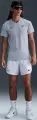 Футболка для тенісу Nike RAFA DRI-FIT ADV світло-сіра FD5409-058