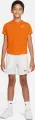 Футболка для тенісу підліткова Nike COURT DRI-FIT VICTORY помаранчева CV7565-834