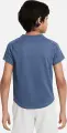 Футболка для тенісу підліткова Nike COURT DRI-FIT VICTORY синя CV7565-493