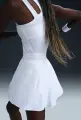 Спідниця для тенісу жіноча Nike COURT ACE ADVANTAGE DRI-FIT біла FZ6726-100